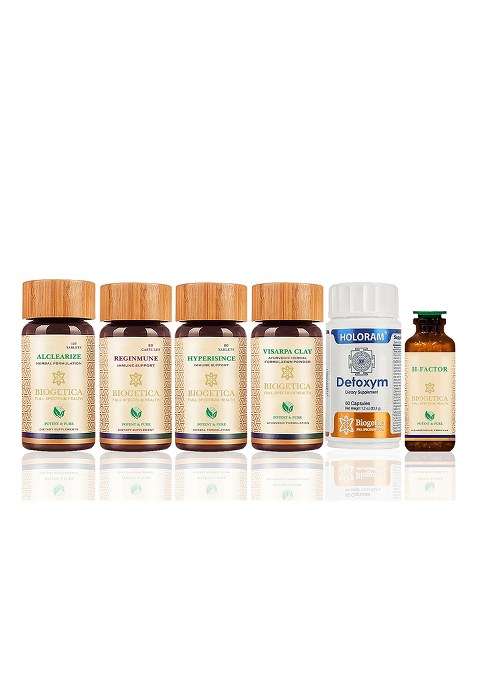 Biogetica 80 Day Supply Salvation Kit With Hypericum Mysorense, Alclearize And Homeopathic H Factor