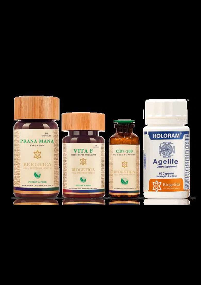 Biogetica Doctor Recommended 4 Month Supply Deliverance Kit With Agelife (For Men) - Indya