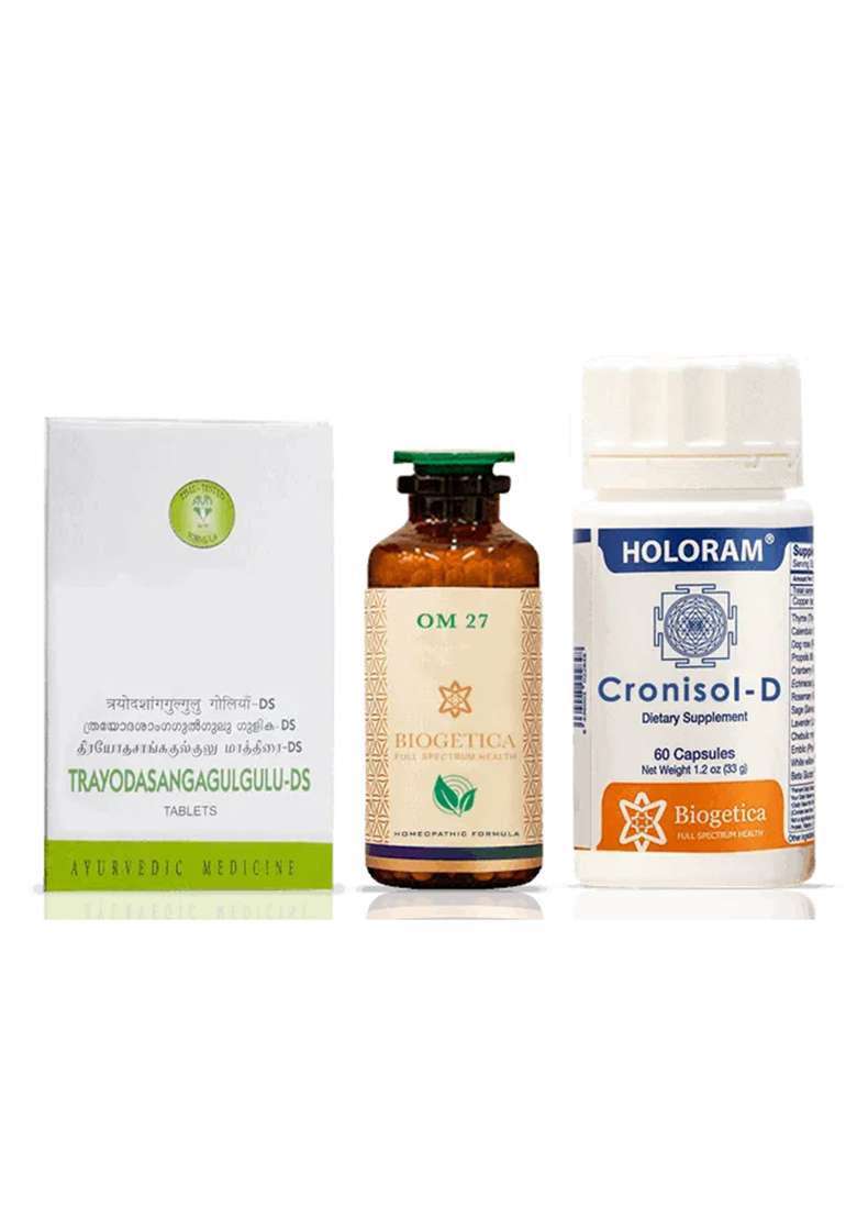 Biogetica Doctor Recommended 4 Month Supply Freedom Kit With Om 27 Supportive Tissue Formula - Indya