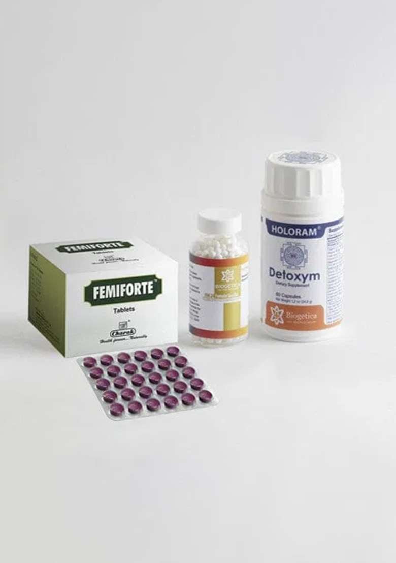 Biogetica Freedom Kit With Om 24 Formula And Leucorrsolve Tablets – 80 Days - Indya