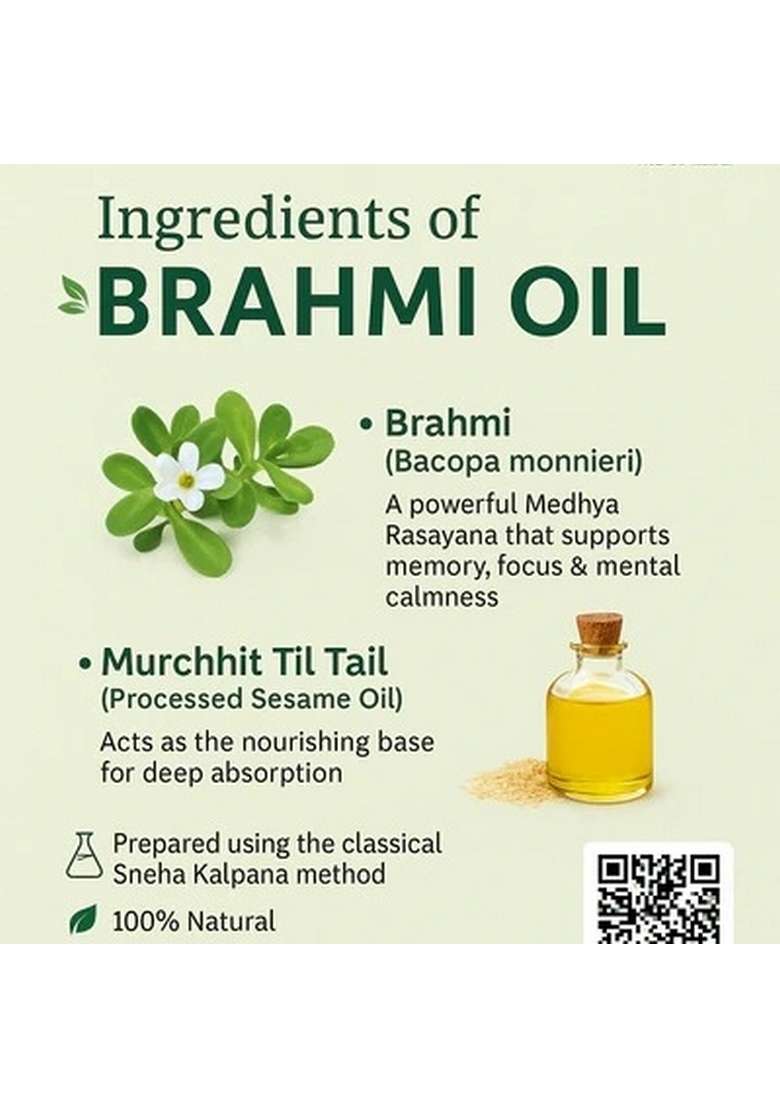 Snherbals Brahmi Oil 50 Ml Pack Of 3 - Indya