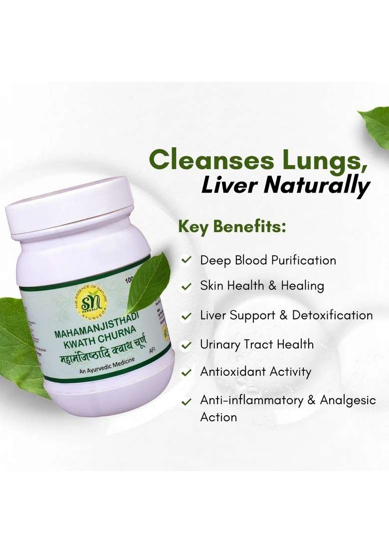 Snherbals Mahamanjisthadi Kwath Churna Pack Of 3 - Indya