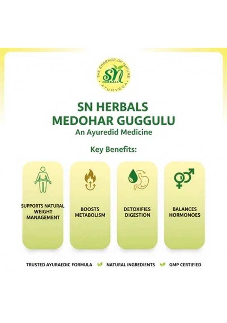 Snherbals Medohar Guggulu Pack Of 3 - Indya
