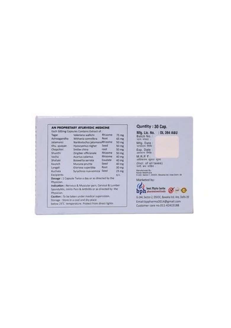 Snherbals Nervon Plus Capsules (30Capsules) Pack Of 3 - Indya