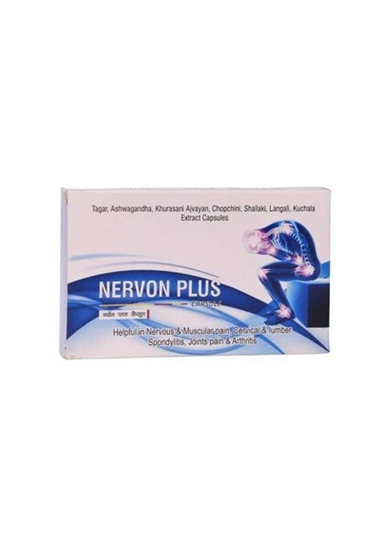 Snherbals Nervon Plus Capsules (30Capsules) Pack Of 3 - Indya