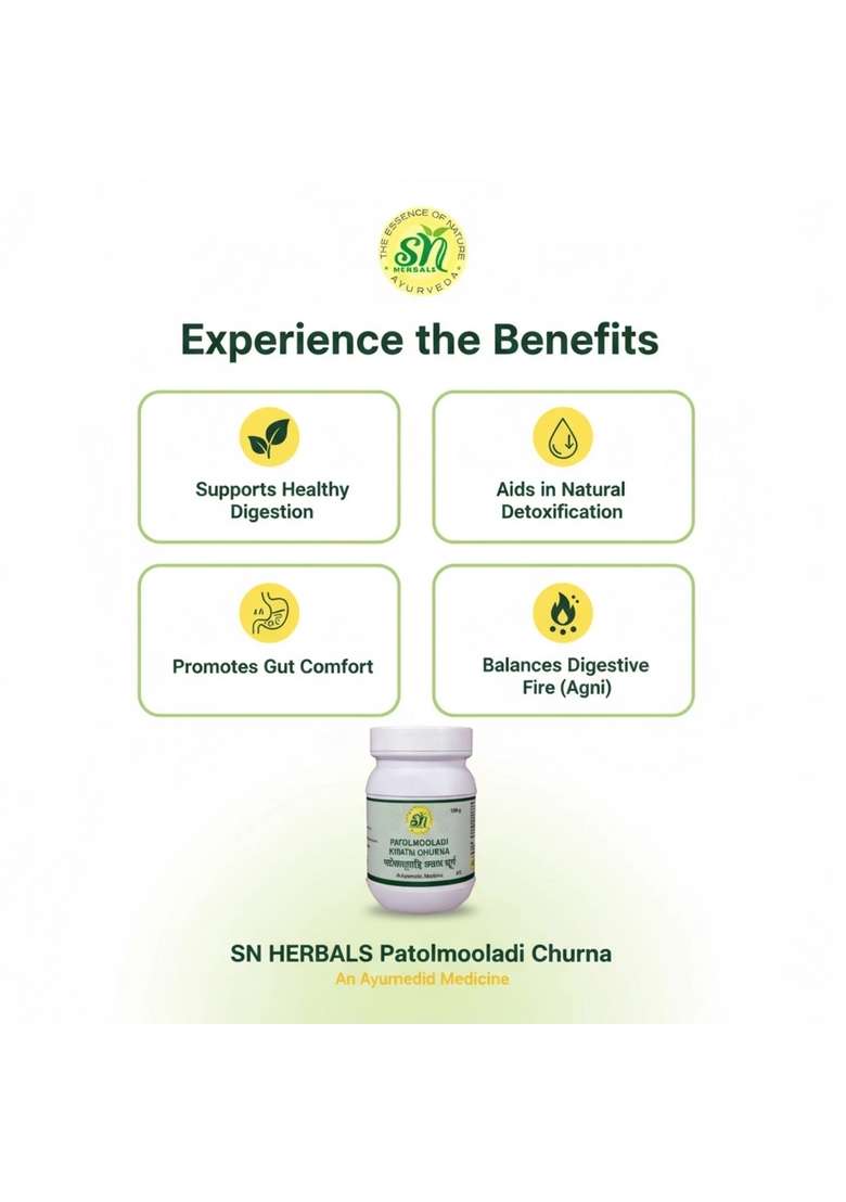 Snherbals Patolmooladi Kwath Churna Pack Of 3 - Indya