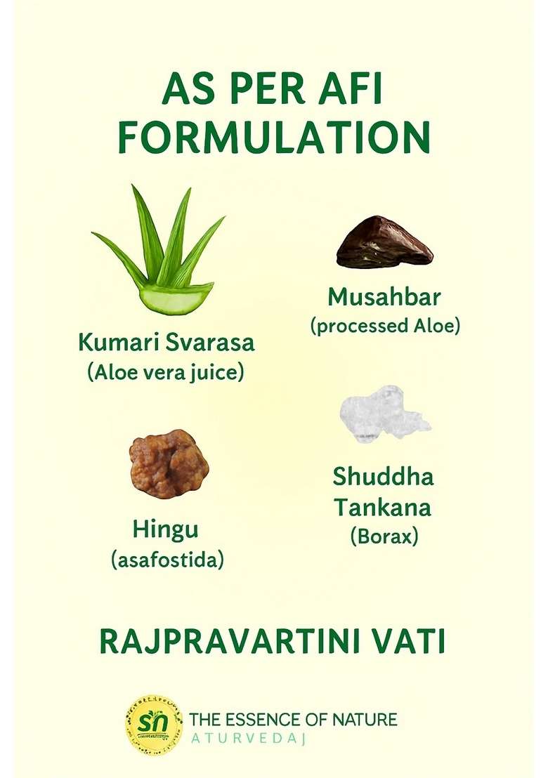 Snherbals Rajpravartani Vati Pack Of 3 - Indya