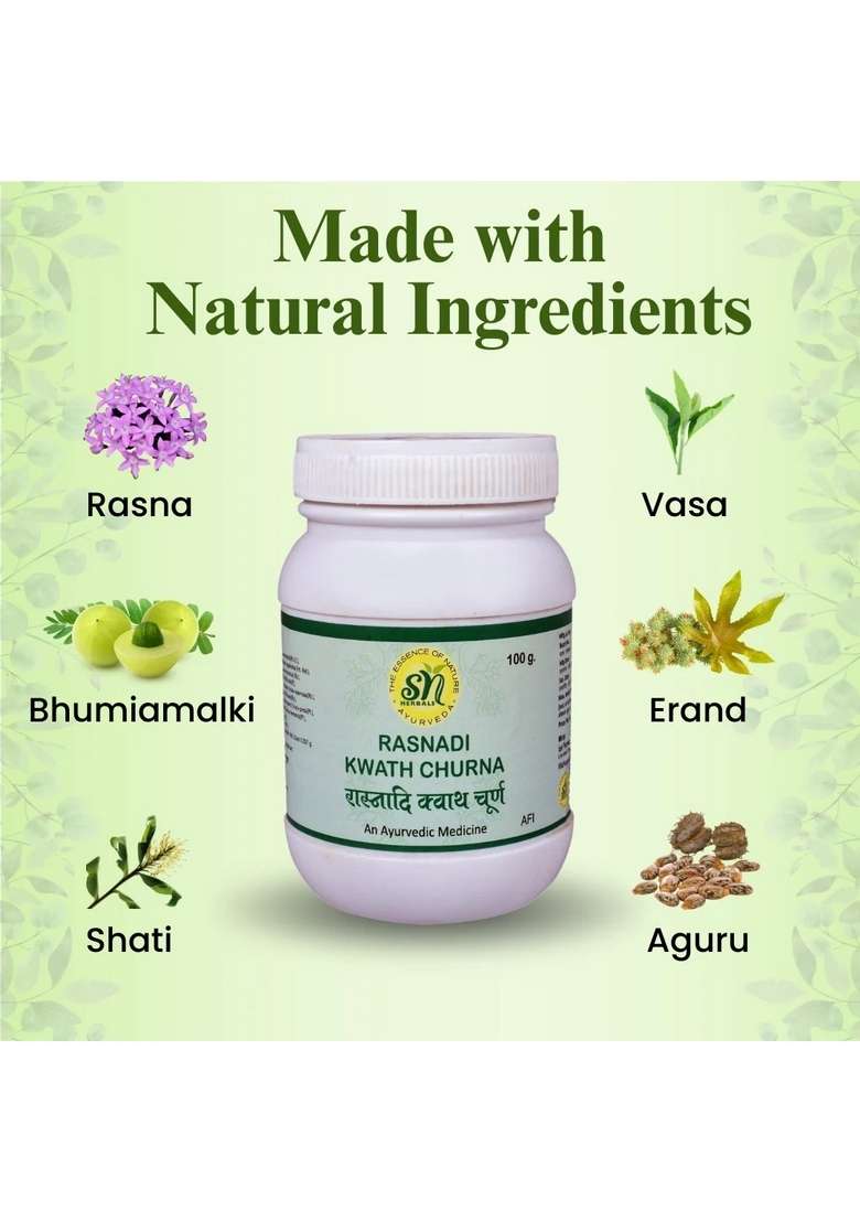 Snherbals Rasnadi Kwath Churna Pack Of 3 - Indya