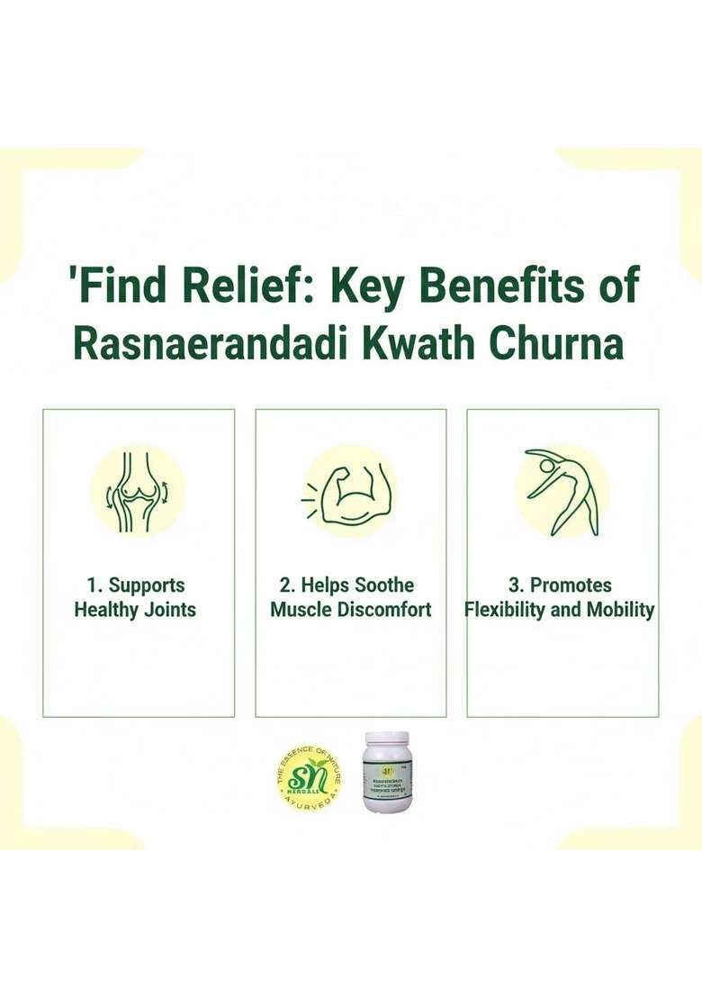 Snherbals Rasnaeradadi Kwath Churna Pack Of 3 - Indya