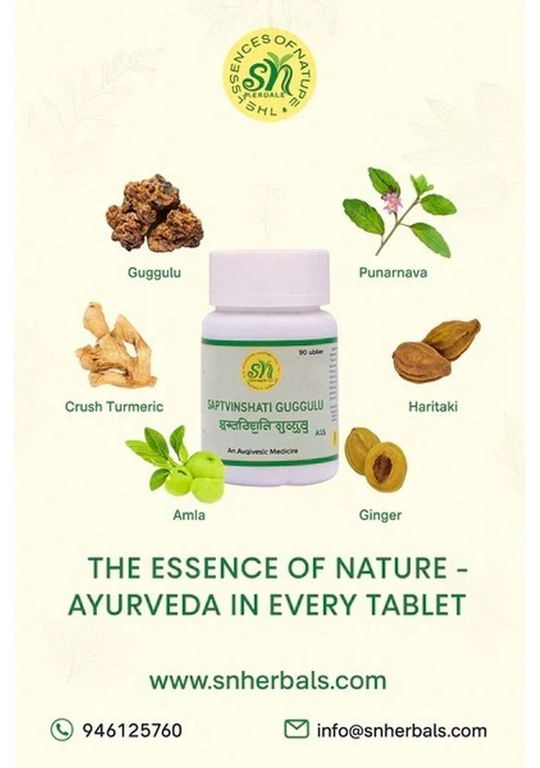 Snherbals Saptvinshati Guggulu Pack Of 3 - Indya