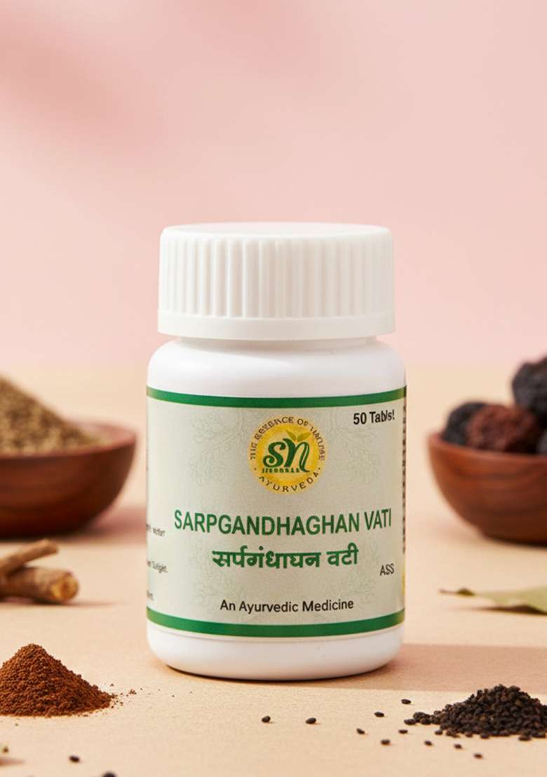Snherbals Sarpgandha Ghan Vati Pack Of 3 - Indya