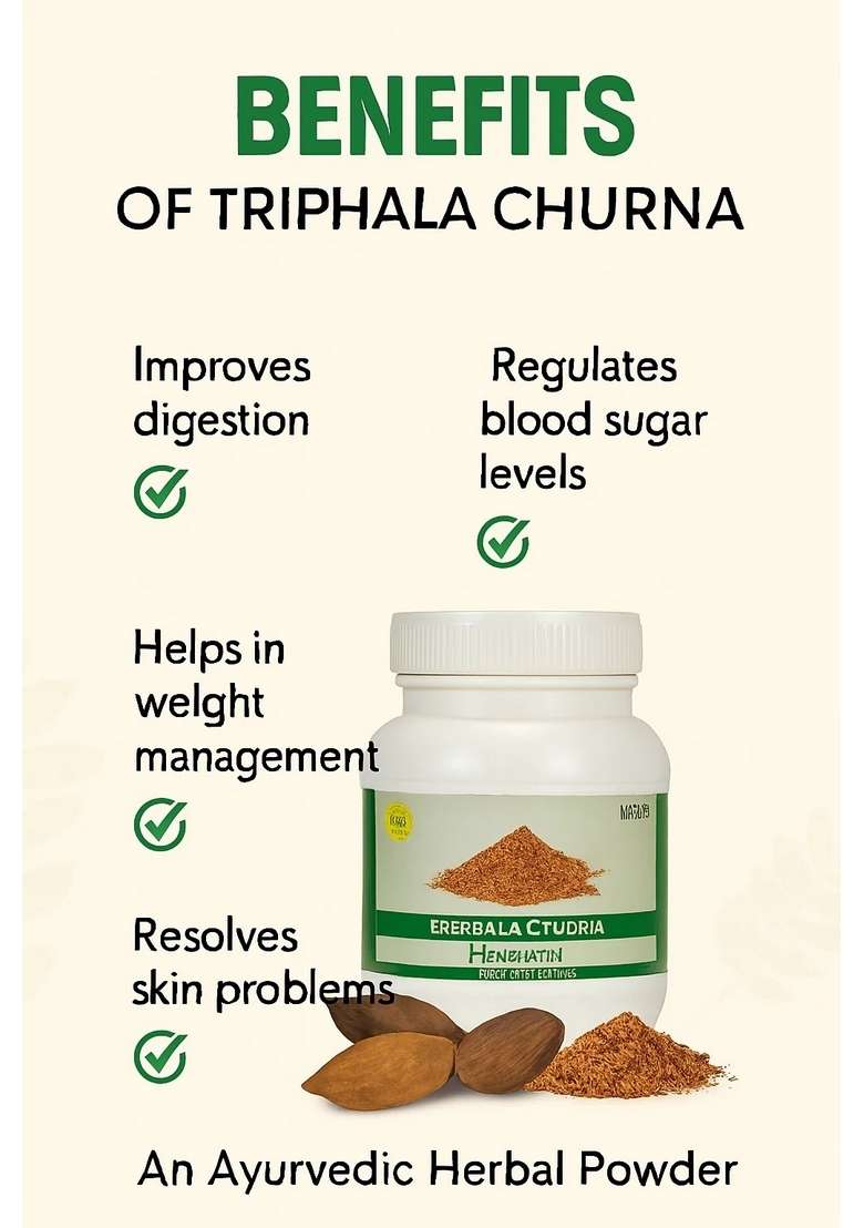 Snherbals Triphala Churna Pack Of 3 - Indya