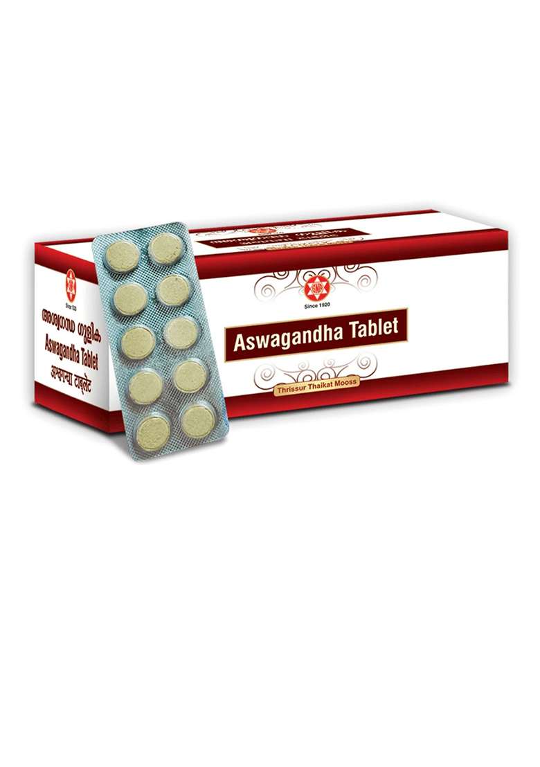 Snaoushadhasala Ashwagandha Tablet (500 mg) Pack Of 1 - Indya