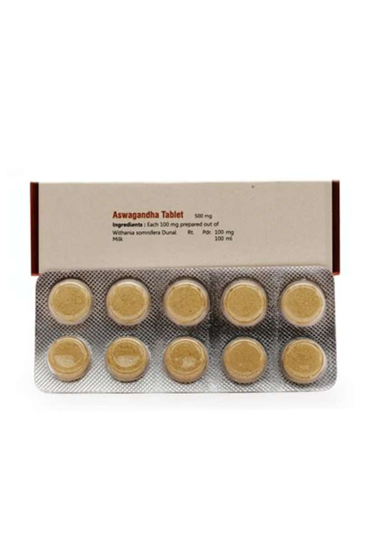 Snaoushadhasala Ashwagandha Tablet (500 mg) Pack Of 1 - Indya