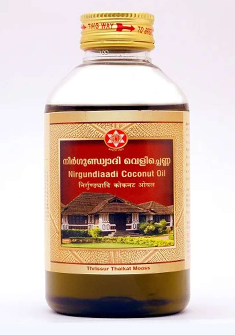 Snaoushadhasala Nirgundiaadi Coconut Oil Pack Of 1 - Indya