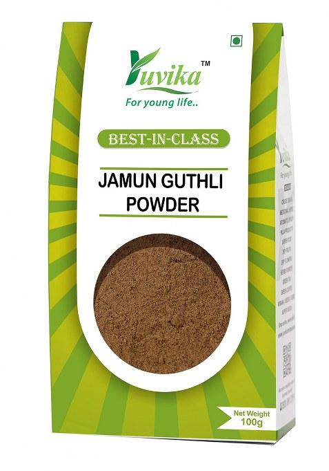 Yuvikaherbs Jamun Guthli Powder 100G Pack of 1