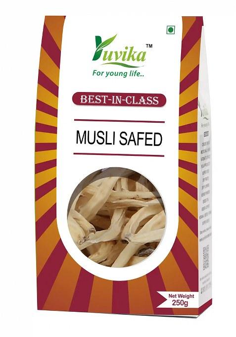 Yuvikaherbs Musli Safed - White Musli 250G Pack of 1