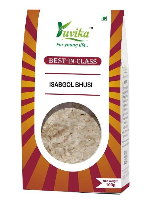 Yuvikaherbs Isabgol Bhusi - Psyllium Husk 100G Pack of 1