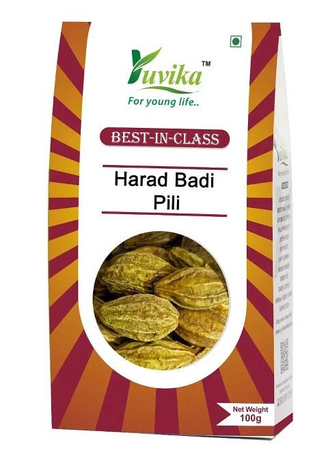 Yuvikaherbs Harad Badi Pili 100G Pack of 1