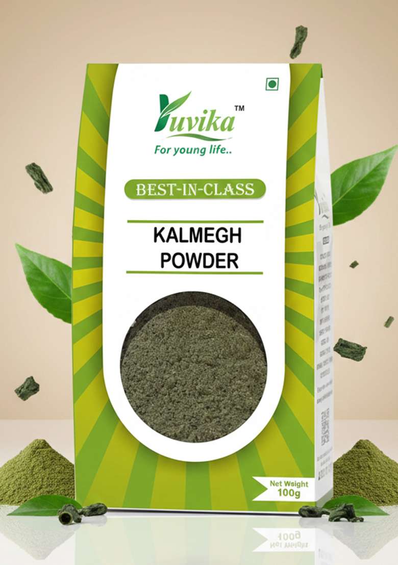 Yuvikaherbs Kalmegh Powder - Chirayta Hara 100G Pack of 1 - Indya