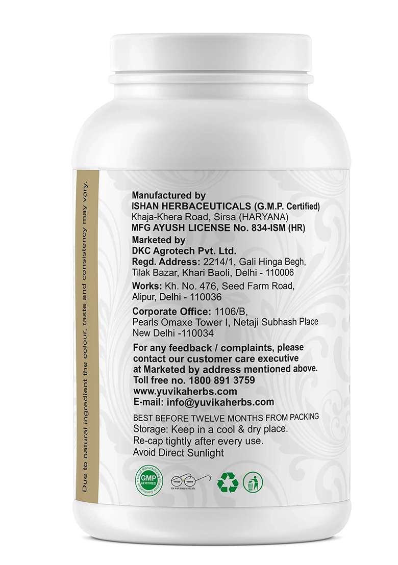 Yuvikaherbs Sitawar Safed Powder - Sitavri Powder 100G Pack of 1 - Indya