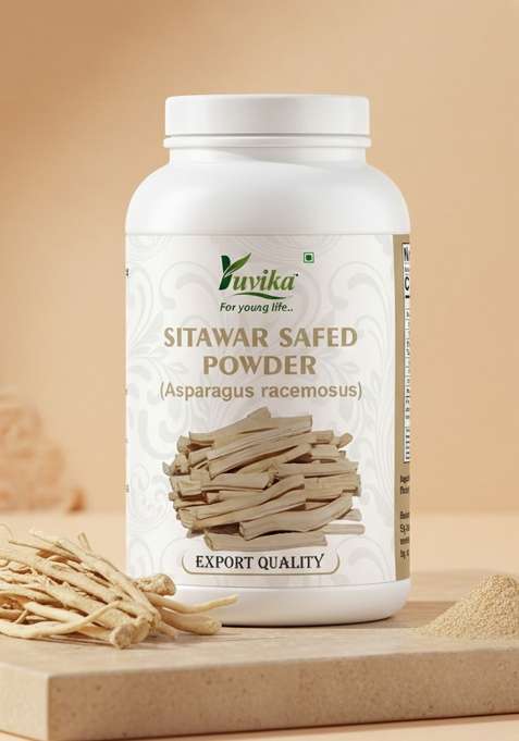 Yuvikaherbs Sitawar Safed Powder - Sitavri Powder 100G Pack of 1