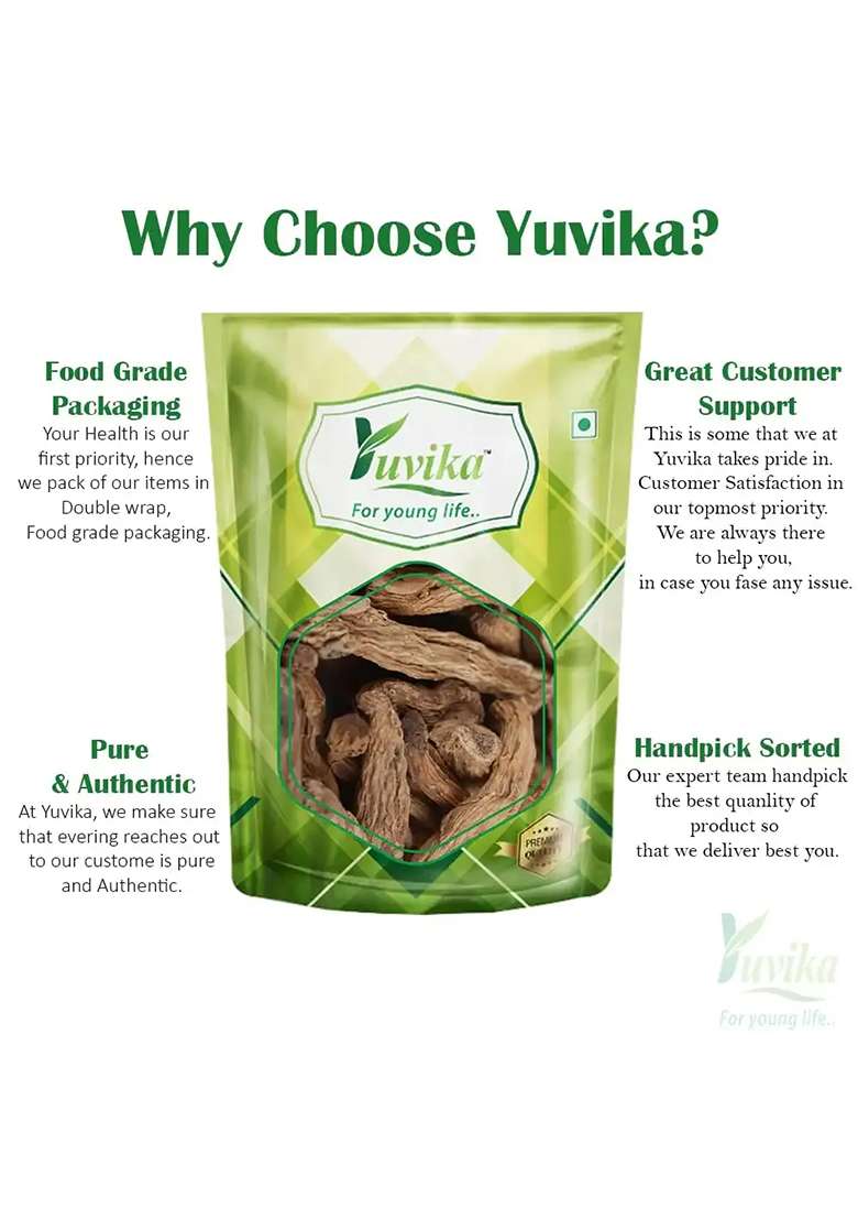 Yuvikaherbs Shakakul Mishri - Shakakul Musli Pack of 1 - Indya