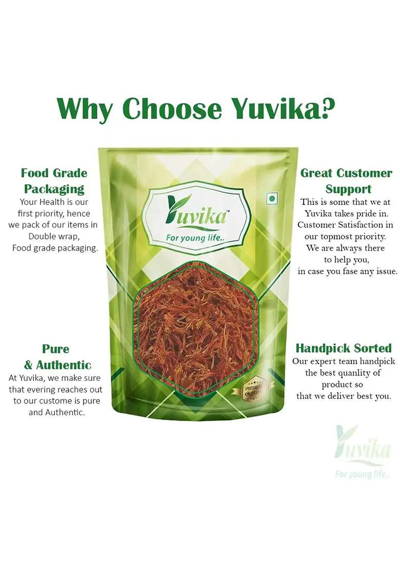 Yuvikaherbs Kusum Flower - Safflower Pack of 1 - Indya
