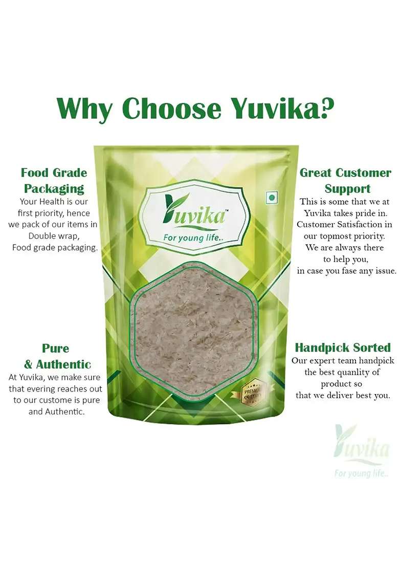 Yuvikaherbs Isabgol Bhusi - Psyllium Husk Pack of 1 - Indya