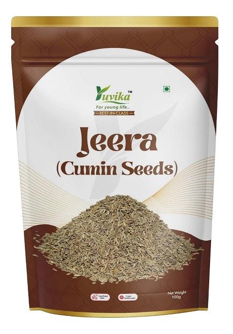 Yuvikaherbs Jeera Safed 100Gm Pack of 1