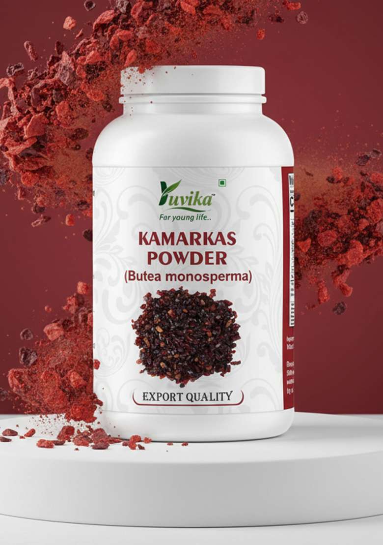 Yuvikaherbs Kamarkas Powder - Gond Chunia 100G Pack of 1 - Indya