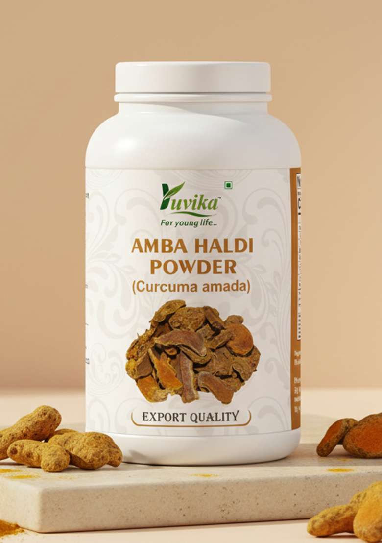 Yuvikaherbs Amba Haldi Powder - Jangli Haldi 100G Pack of 1 - Indya