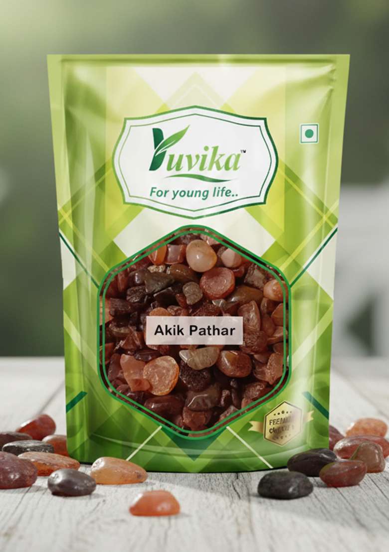 Yuvikaherbs Akik Stone - Agate Pack of 1 - Indya