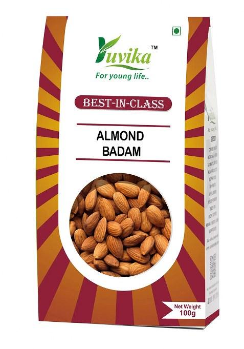 Yuvikaherbs Almonds - Badam Gurbandi - Pack of 1