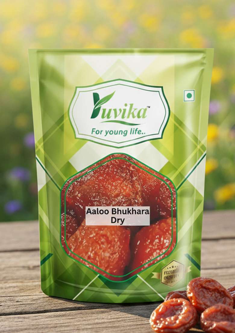 Yuvikaherbs Aloo Bukhara Dry - Dried Plums - Pack of 1 - Indya