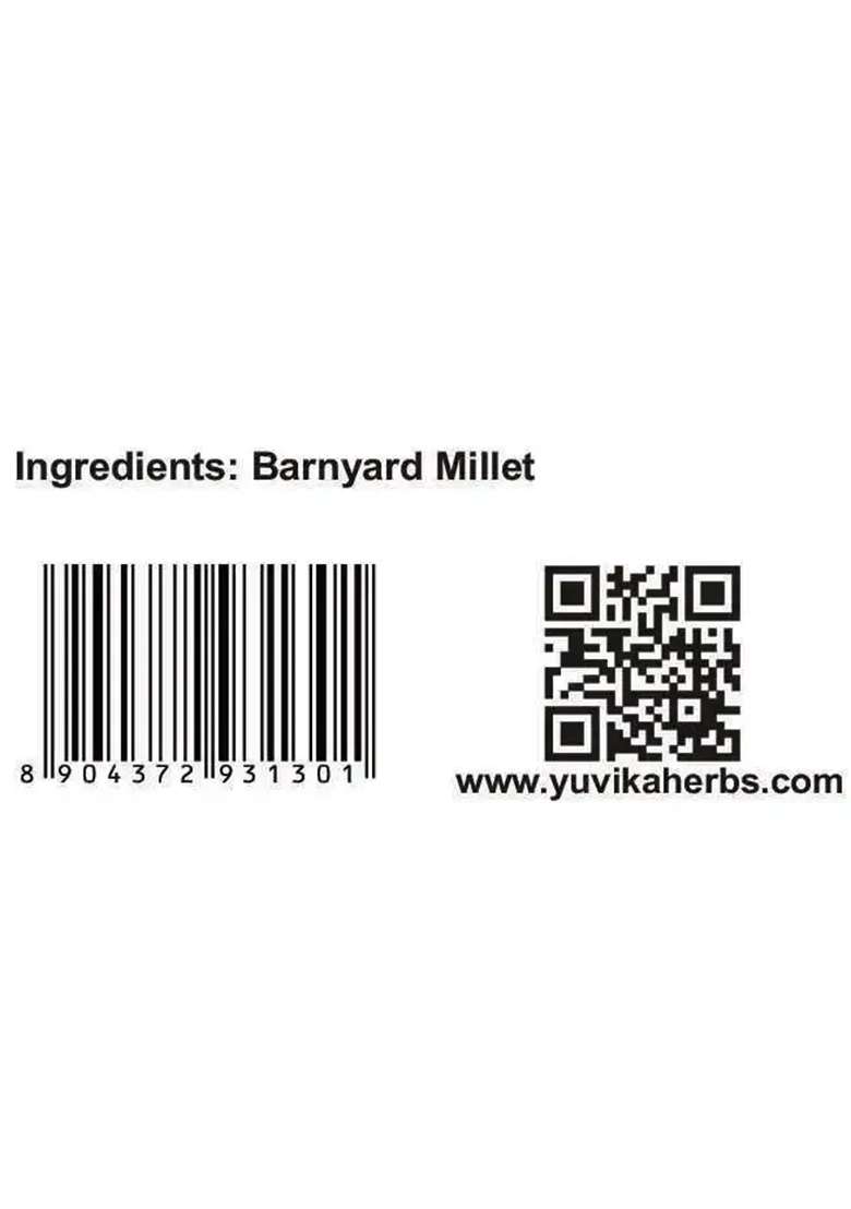 Yuvikaherbs Barnyard Millets - Samwa - 500gm - Pack of 1 - Indya