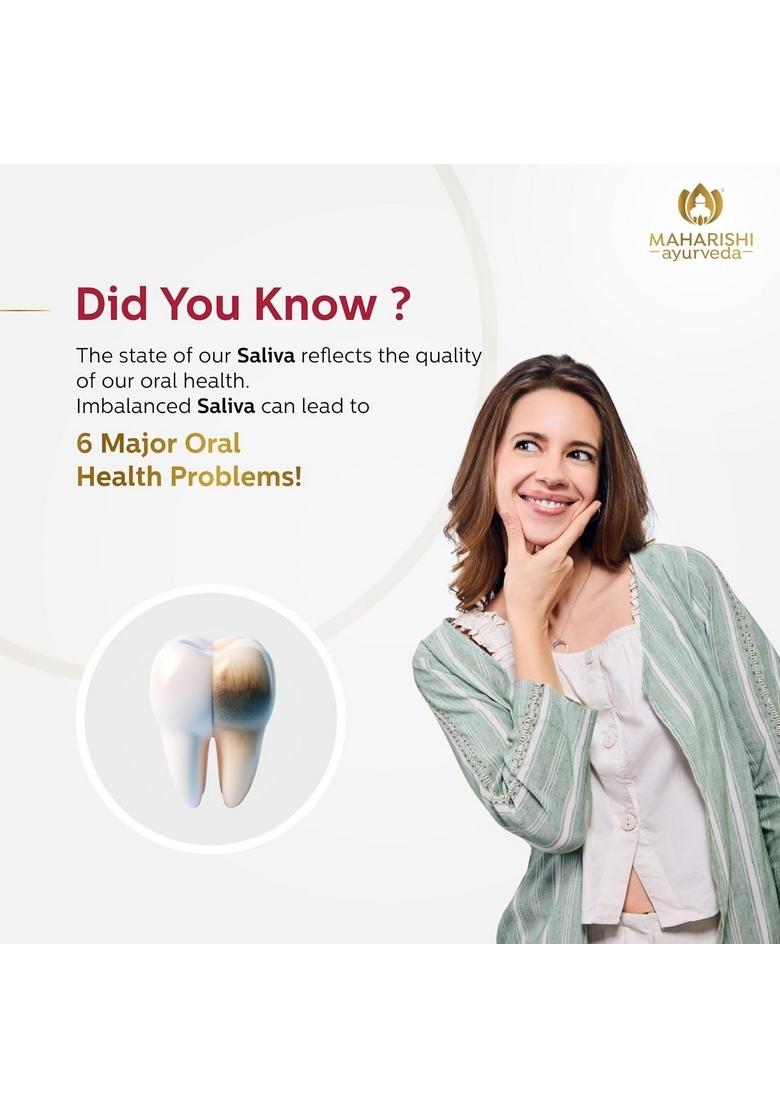 Maharishi Ayurveda Ayurdent Classic Toothpaste|Unique Saliva Balancing Formula|For Toothache,Bleeding Gums,Sensitivity,Cavities,Plaque & Bad Breath|Non Foaming,Sls Fluoride Free|Pack Of 1