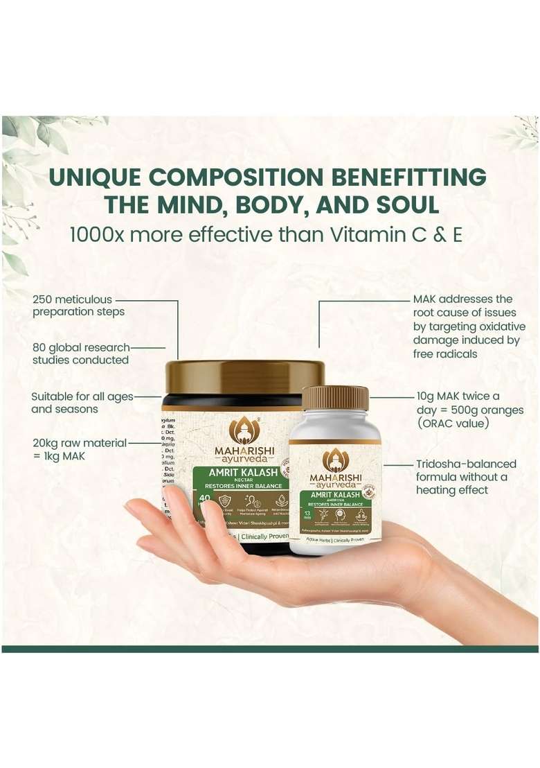 Maharishi Ayurveda Amrit Kalash Nectar Paste 600 Gms - Indya