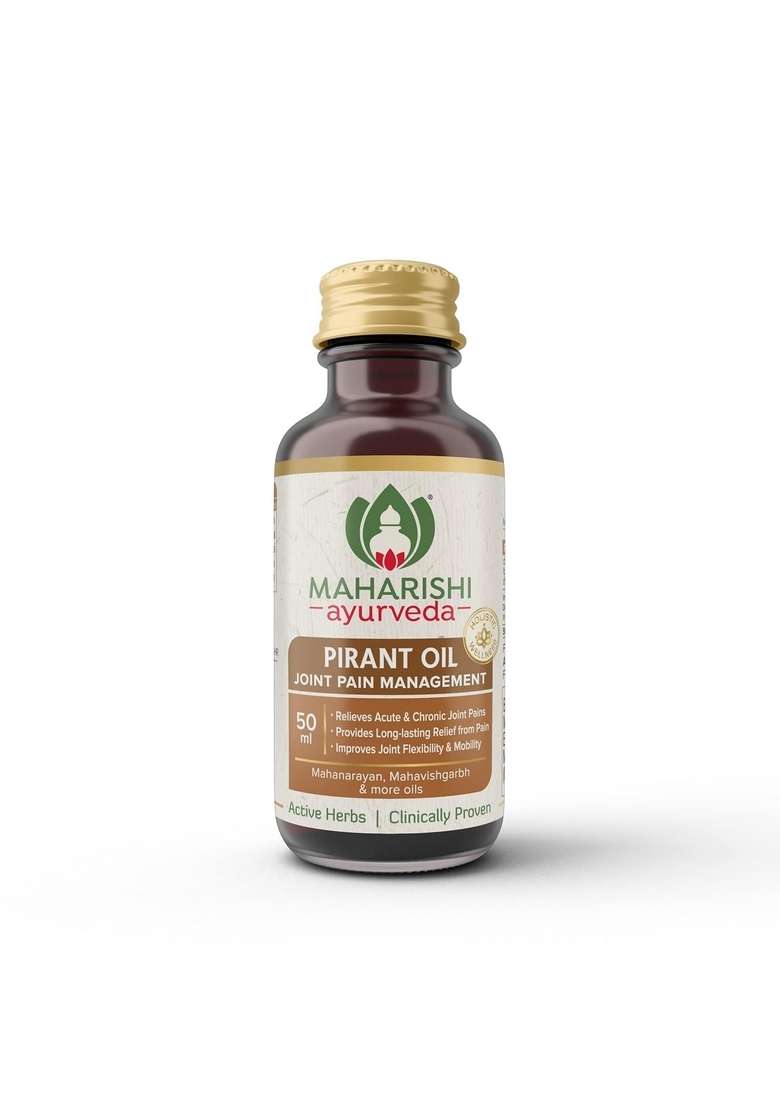 Maharishi Ayurveda Pirant Oil - Ayurvedic Massage For Joint And Muscle Pain Relief -50Ml - Indya