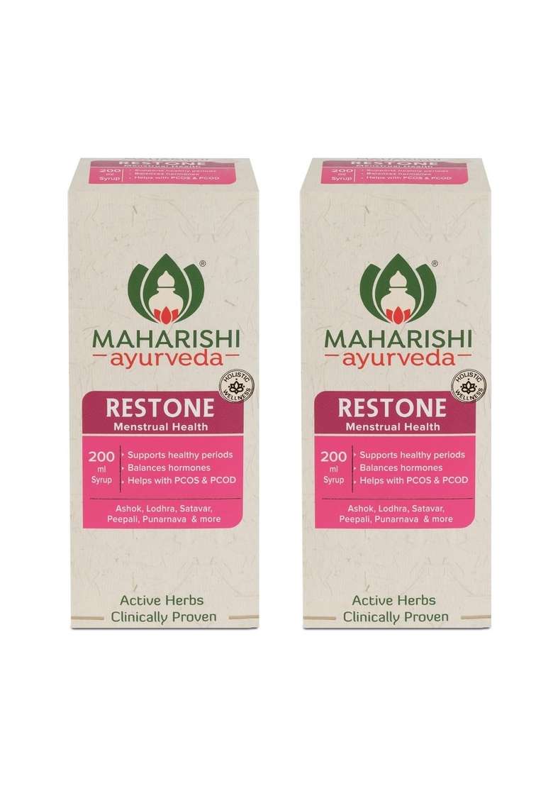 Maharishi Ayurveda Restone Syrup - Natural Supplement For Women With 15+ Herbs | Ideal Women