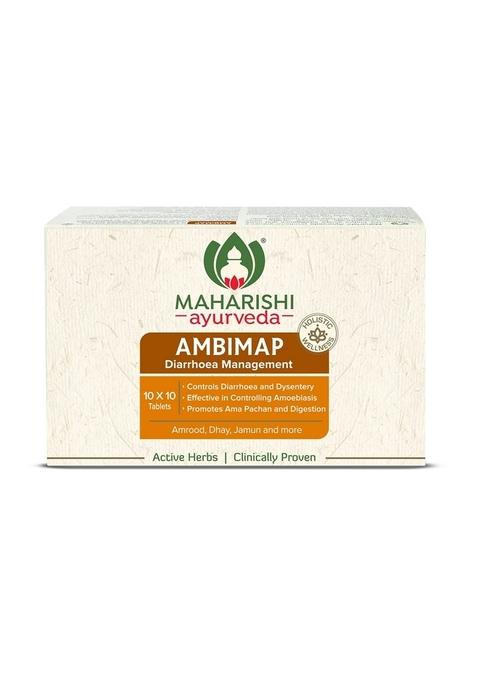 Maharishi Ayurveda Ambimap |Diarrohea | Dysentries Stomach Pain 100 Tablets Pack Of 1