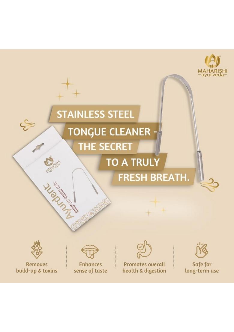 Maharishi Ayurveda Ayurdent Tongue Cleaner For Kids Ages 10+ And Adults