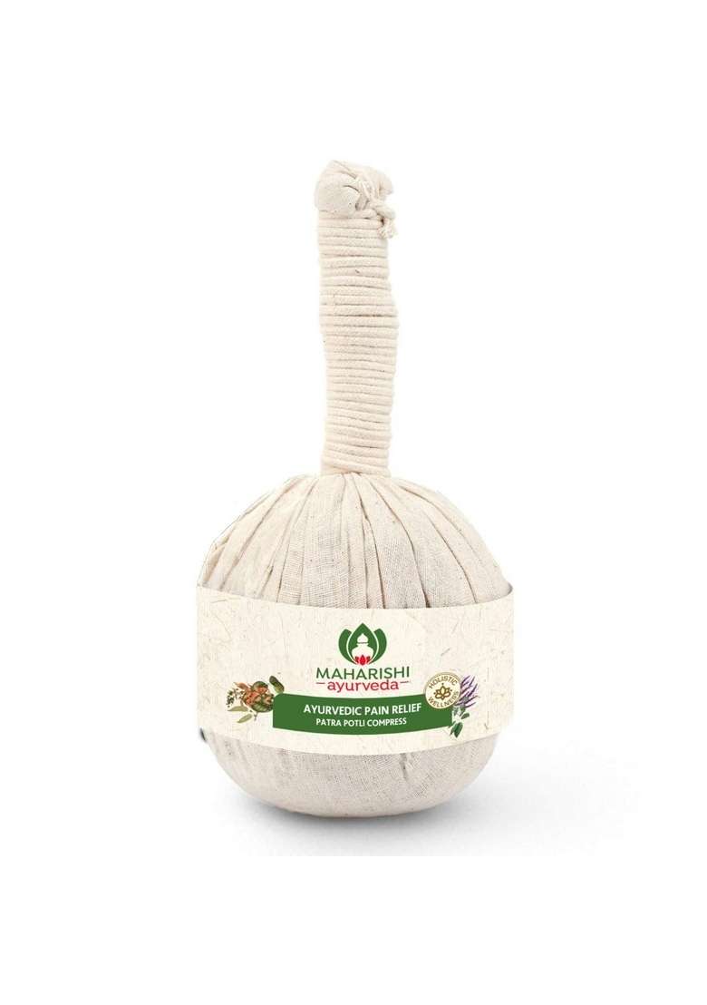 Maharishi Ayurveda 100% Natural Ayurvedic Herbal Healing Potli Pain Relief Knee, Joints & Muscles Relaxation Comfort Neck, Back, Foot Legs Increase Blood Circulation Calm Mind Body Soul | Suitable For Men Women - Indya