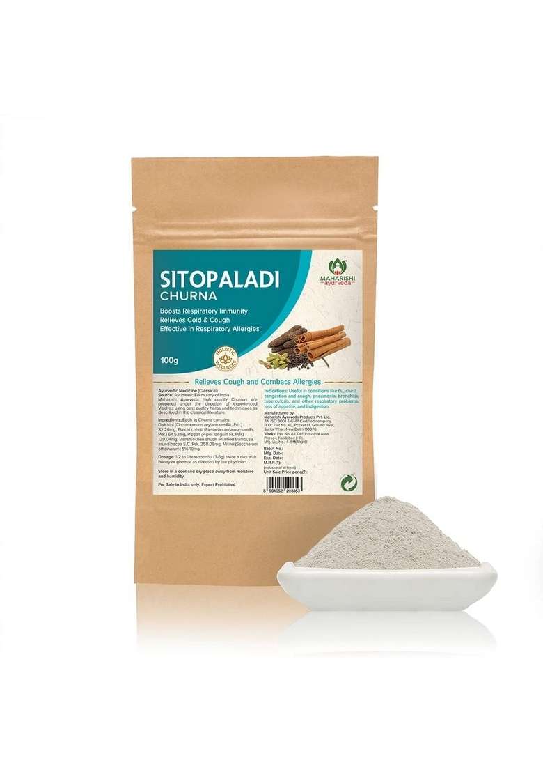 Maharishi Ayurveda Sitopaladi Churna 100 G Pack Of 1 - Indya