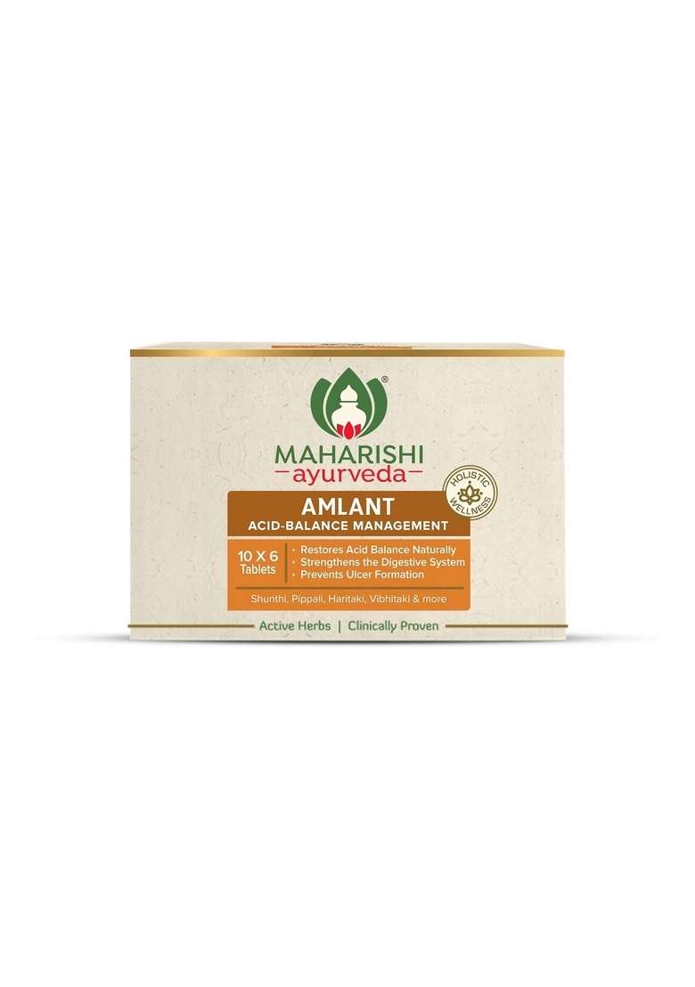 Maharishi Ayurveda Amlant Acid Balance Management- Pack Of 4 X 10 * 6 Tab - Indya