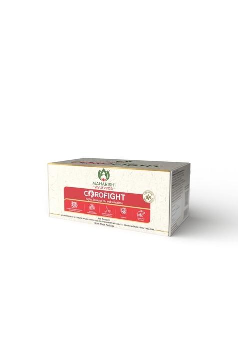 Maharishi Ayurveda Corofight- Ayurvedic Therapy For Fighting Infections| Boost Immunity (Ayush Kwath 100Gms, Ayur Defence Av 20 Tabs, Anu Taila 10Ml, Prandhara 3Ml & Giloy Ghanvati 10Gms)