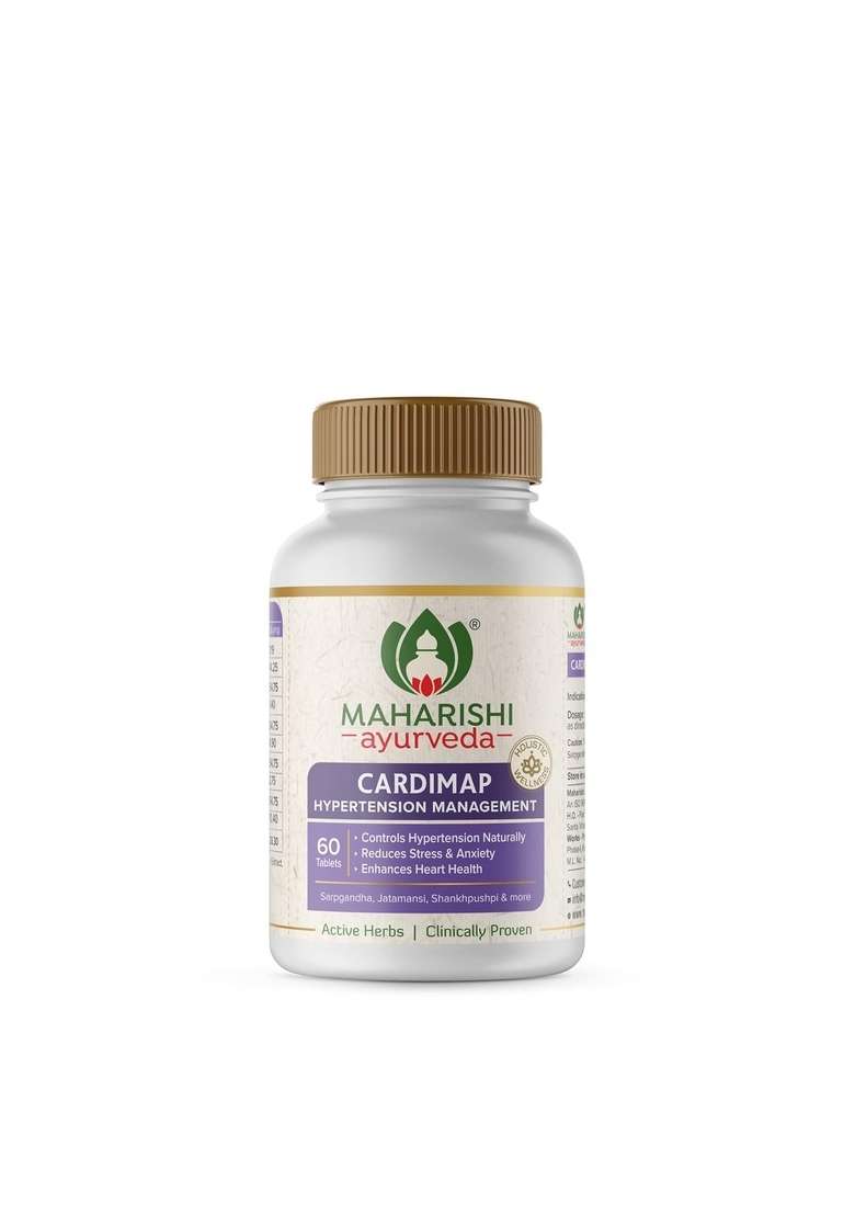 Maharishi Ayurveda Cardimap Hypertension Management- Pack Of 12 X 60 Tab - Indya
