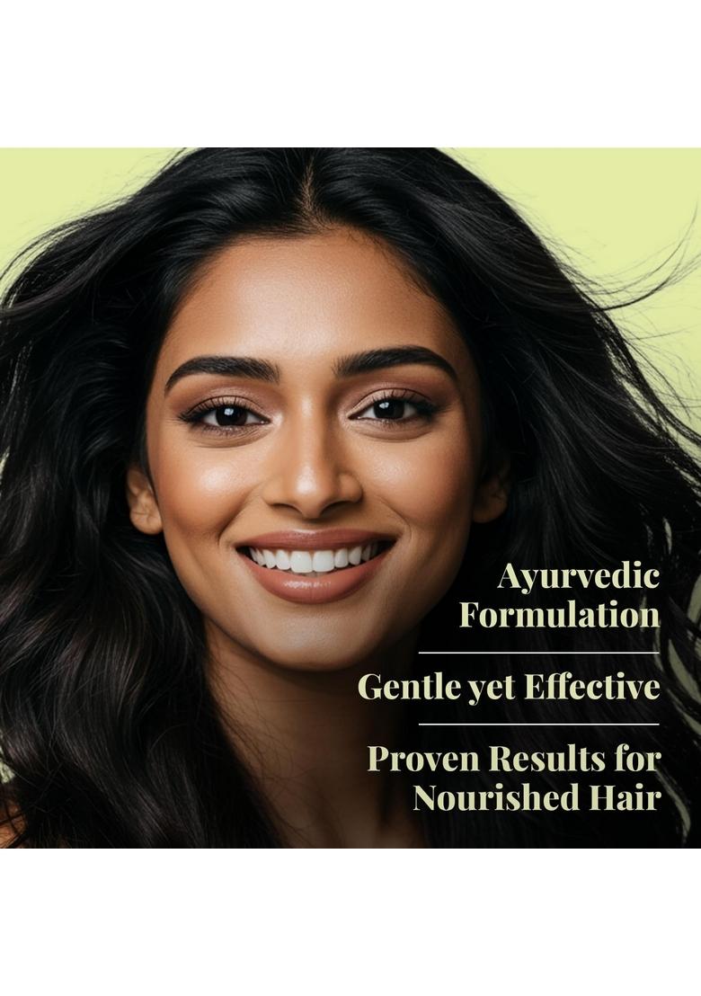 Just Herbs Castor And Black Onion Seed Sulfate Free Shampoo Reduce Hairfall,Hair Loss For Dry Frizzy, Normal Hair Types Men & Women