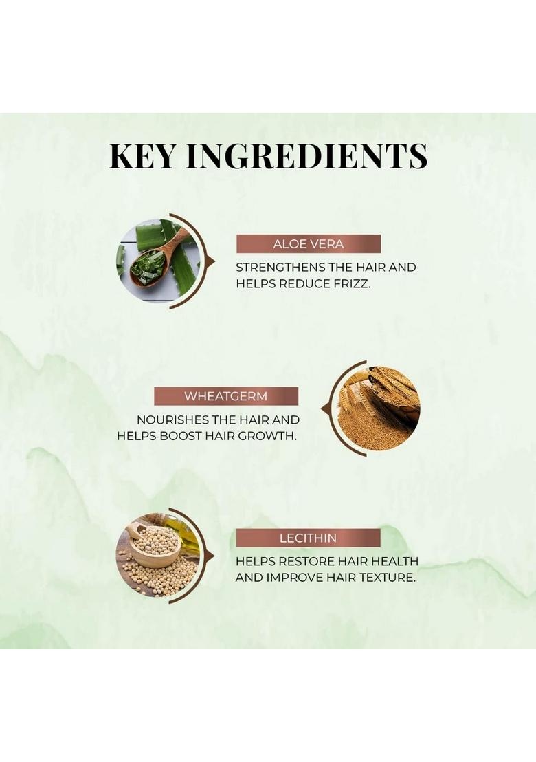 Just Herbs Ayurvedic Silky Strength Anti Dandruff & Hairfall Shampoo For Men Women