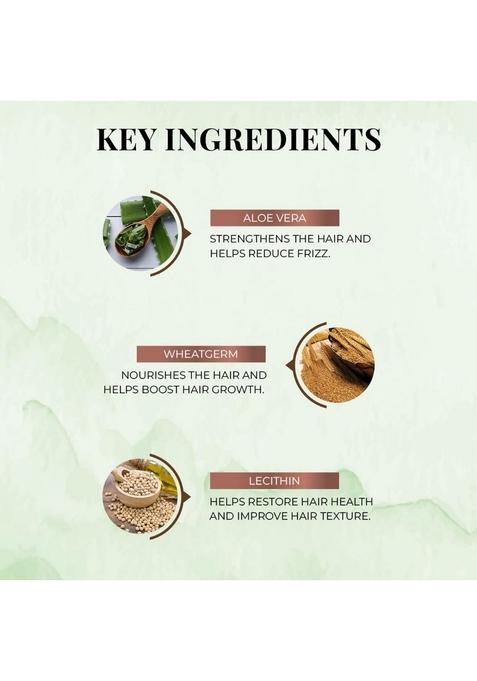 Just Herbs Ayurvedic Silky Strength Anti Dandruff & Hairfall Shampoo For Men Women